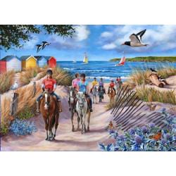 House Of Puzzles Big 500 Piece Jigsaw Puzzle - Sea Horses