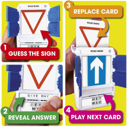 100 Pics Road Signs - Family Flash Card Game