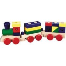 Melissa & Doug Wooden Stacking Train