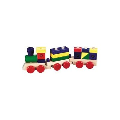 Melissa & Doug Wooden Stacking Train