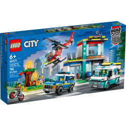 Lego City Emergency Vehicles Hq 60371