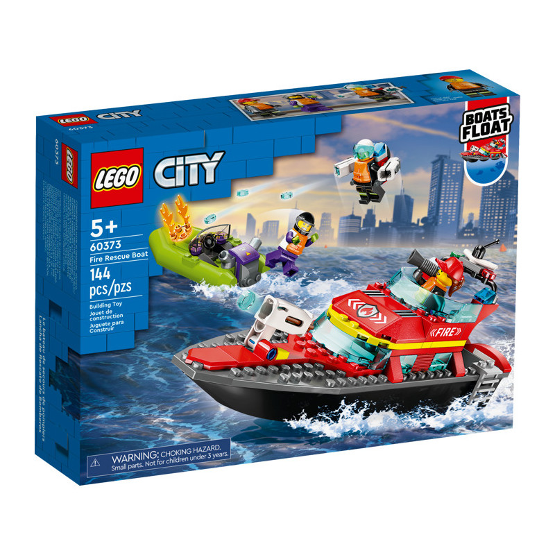 Lego City Fire Rescue Boat 60373