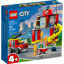 Lego City Fire Station And Fire Engine 60375