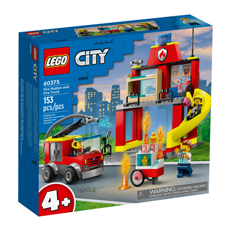 Lego City Fire Station And Fire Engine 60375