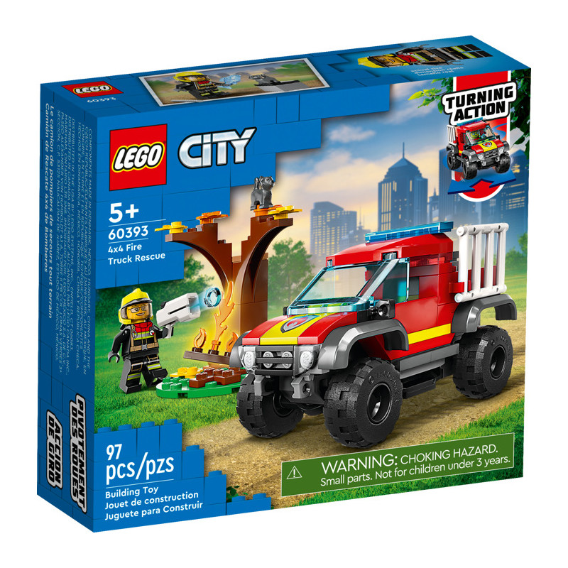Lego City 4x4 Fire Truck Rescue 60393 Lego City 4x4 Fire Truck Rescue 60393