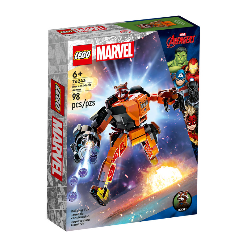 Lego Marvel Rocket Mech Armor 76243
