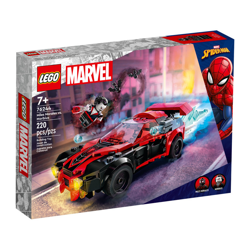 Lego Marvel Miles Morales Vs. Morbius 76244