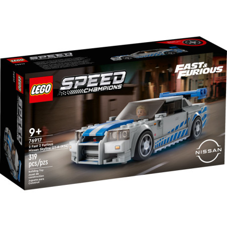 Lego Speed Champions 2 Fast 2 Furious Nissan Skyline Gt-R (R34) 76917