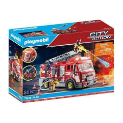 Playmobil Fire Truck 71233 City Action Rescue 86 Piece Set