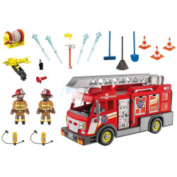 Playmobil Fire Truck 71233 City Action Rescue 86 Piece Set