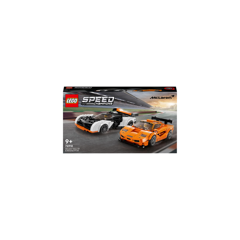 Lego Speed Champions Mclaren Solus Gt & Mclaren F1 Lm 76918