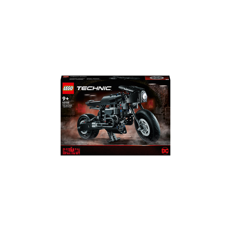 LEGO Technic THE BATMAN – BATCYCLE Set 42155, Collectible Toy Motorcycle,  Scale Model Building Kit of the Iconic Super Hero Bike from 2022 Movie 