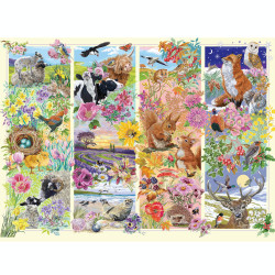 Gibsons Through The Seasons (Janice Daughters) 1000 Piece Jigsaw Puzzle