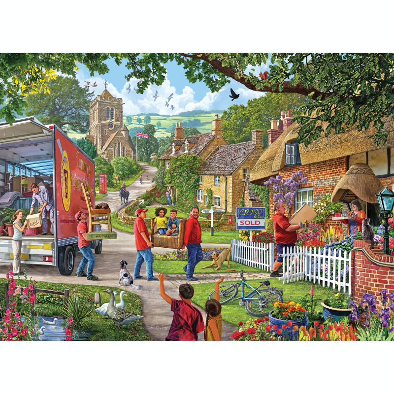 Gibsons - Moving Day - 500 Piece Jigsaw Puzzle