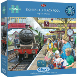 Gibsons Express To Blackpool (Stephen Warnes) 1000 Piece Jigsaw Puzzle