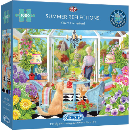 Gibsons Summer Reflections (Claire Comerford. ) 1000 Piece Jigsaw Puzzle