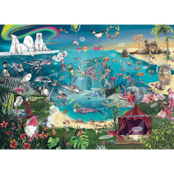 Gibsons A Collective Of Creatures 1000 Piece Jigsaw Puzzle