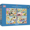 Gibsons Catastrophe Cottage ( Kate Mawdsley) 4x500 Pcs Jigsaw Puzzle