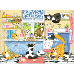 Gibsons Catastrophe Cottage ( Kate Mawdsley) 4x500 Pcs Jigsaw Puzzle