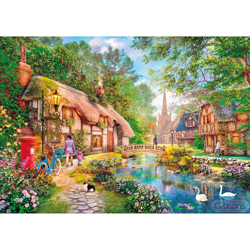 Gibsons Cottageway Lane 250 Extra Large Jigsaw Puzzle