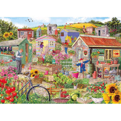 Gibsons Life On The Allotment 500 Extra Large Jigsaw Puzzle
