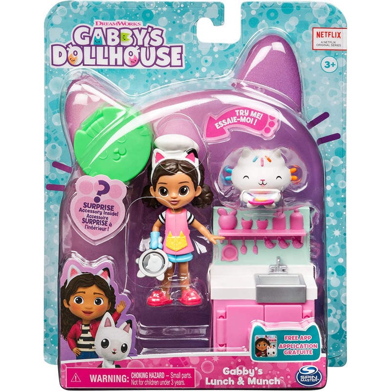 Gabby’s Dollhouse Lunch And Munch Kitchen Set