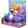 Gabby’s Dollhouse Carlita Car With Pandy Paws Collectible Figure