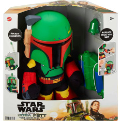 Star Wars Boba Fett Voice Cloner Feature Plush 12” Tall Figure With Voice-Change