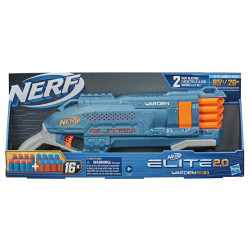Nerf Elite 2.0 Warden Db-8 Blaster, 16 Nerf Darts