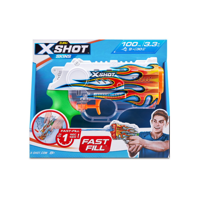 X-Shot: Skins - Nano - Inferno Fast Fill Water Blaster