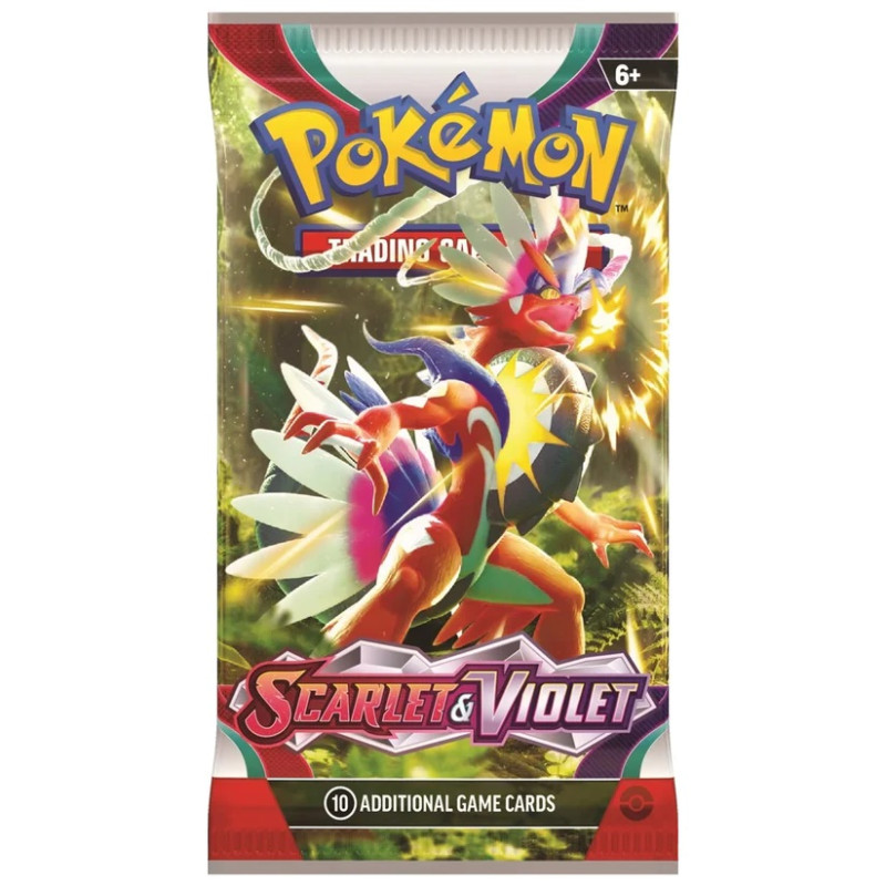 Pokémon Tcg: Scarlet & Violet Single Booster Pk  Max 10 per customer