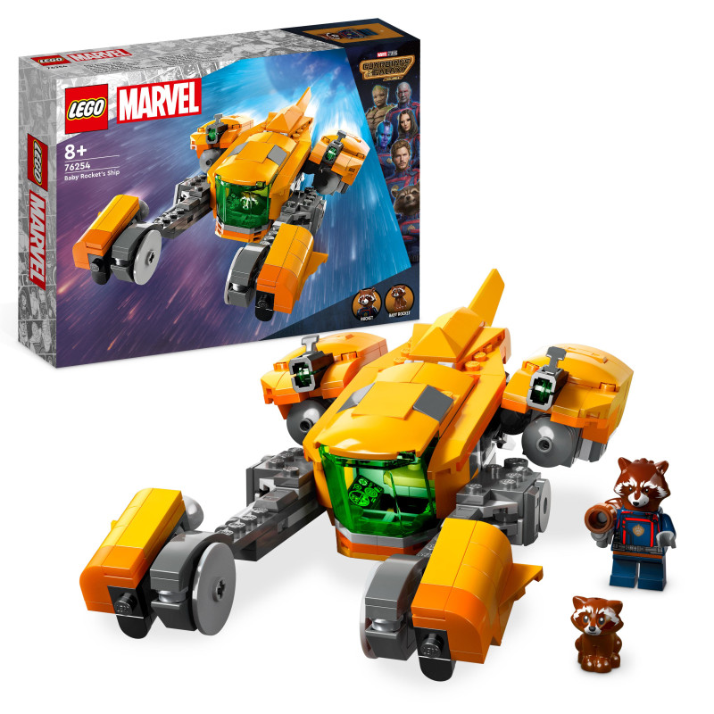 Lego Marvel Baby Rocket's Ship Guardians Of The Galaxy 76254