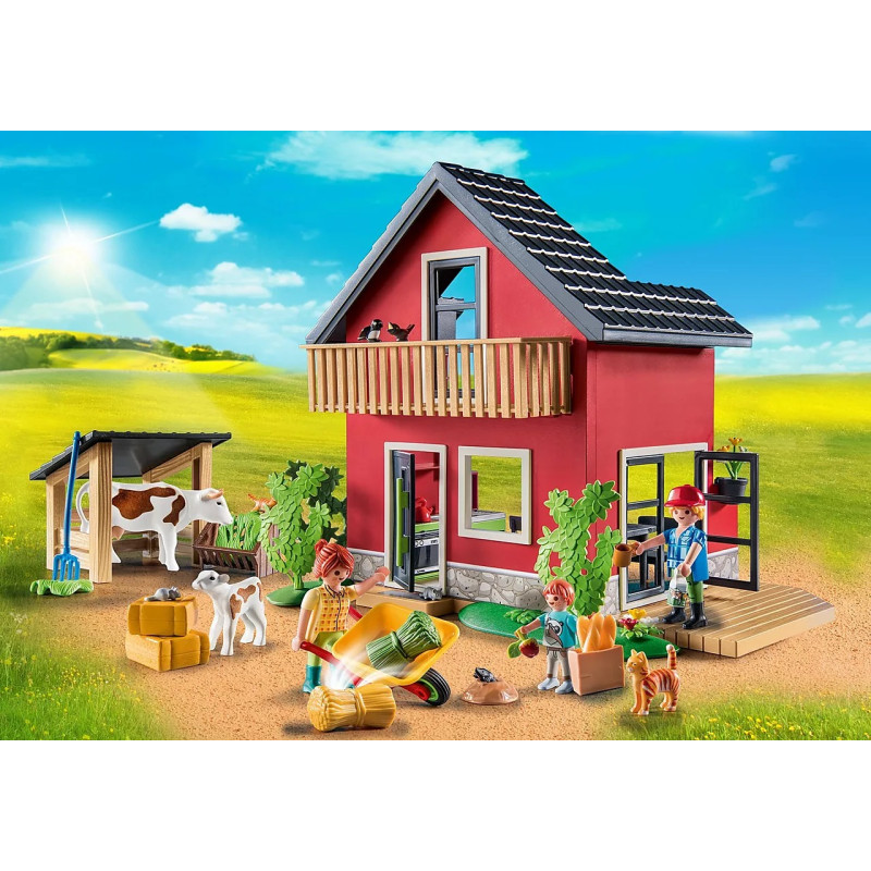 Playmobil Farmhouse With Outdoor Area 71248