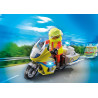 Playmobil Rescue Motorcycle With Flashing Light 71205