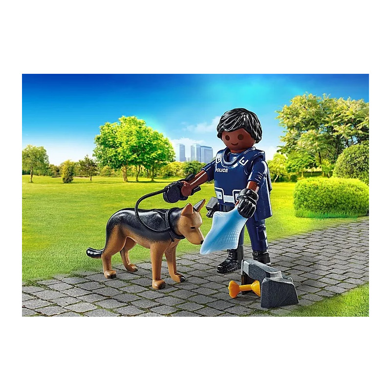 Playmobil Specials Policeman With Dog 71162
