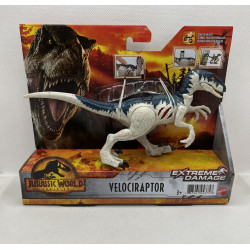 Velociraptor Jurassic World Dinosaur Extreme Damage Figure Toy Dominion