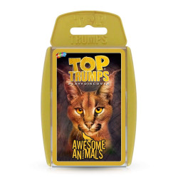 Awesome Animals Top Trumps Card Game