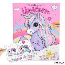 Yivi Create Your Unicorn Sticker And Colouring Book