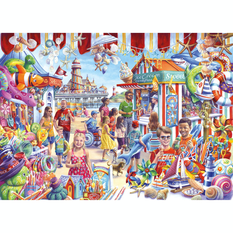 Gibsons Seaside Souvenirs (Tony Ryan) 1000 Piece Jigsaw Puzzle Gibsons Seaside Souvenirs (Tony Ryan) 1000 Piece Jigsaw Puzzle