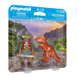 Playmobil Duopack Adventurer With T-Rex 71206