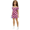 Barbie Fashionistas Doll 171, Curvy, Vitiligo, Long Brunette Hair