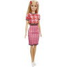 Barbie Fashionistas Doll 169 With Long Blonde Hair & Houndstooth Crop Top & Skirt
