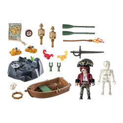 Playmobil Starter Pack Pirate With Rowing Boat 71254