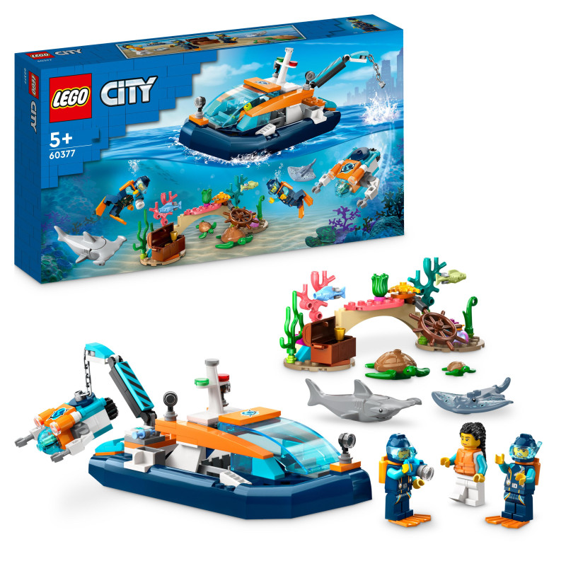 Lego City Explorer Diving Boat 60377 Lego City Explorer Diving Boat 60377