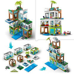 Lego City Apartment Building, Modular Construction Set 60365