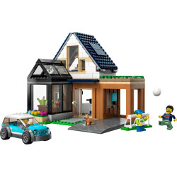 Lego City Family House And Electric Car Toy Playset 60398
