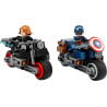 Lego Marvel Black Widow & Captain America Motorcycles 76260