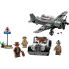 Lego Indiana Jones Fighter Plane Chase With Toy Car 77012