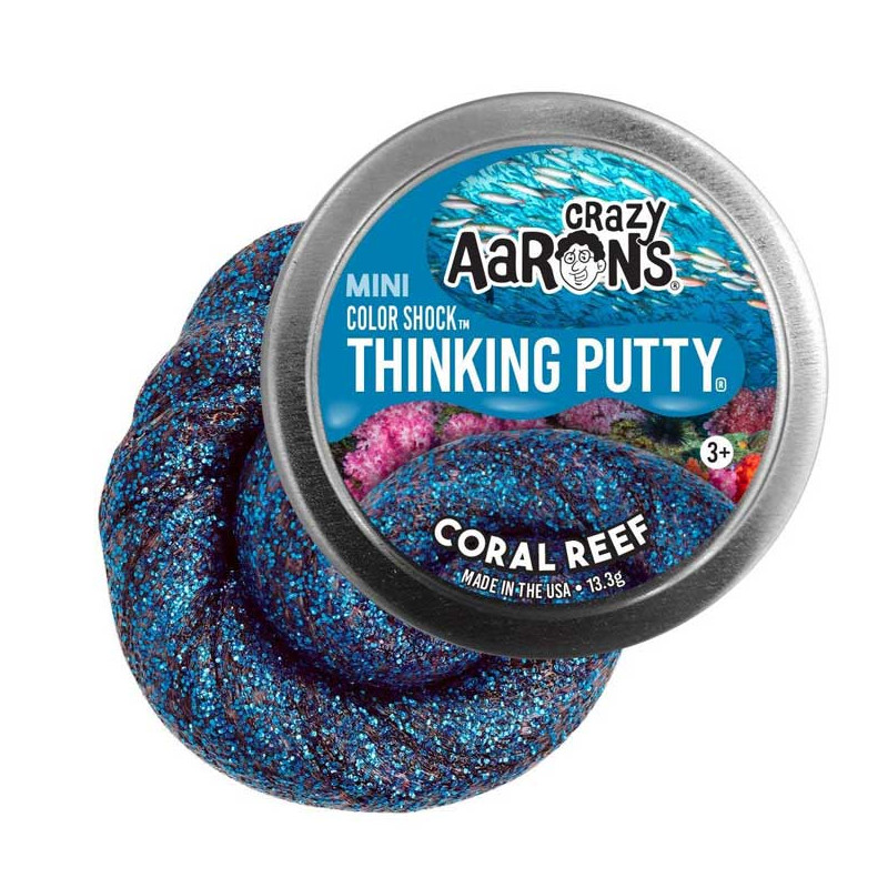 Crazy Aarons Thinking Putty Mini-Tin Coral Reef