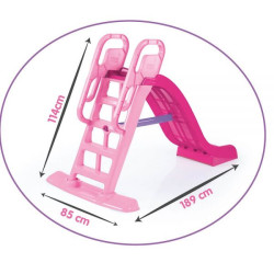 Dolu Big Water Pink Slide Kids Splash Slide 6.5ft